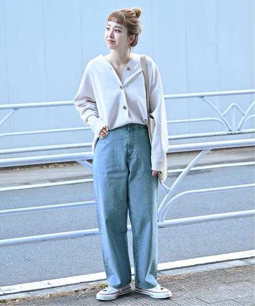 B.C STOCK（ベーセーストック）の「《追加》ミッドライズカーブ5ポケット JEAN（デニムパンツ・レディース・ブルー/ブラック/ホワイト・MEDIUM/SMALL）」の19枚目の写真