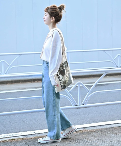 B.C STOCK（ベーセーストック）の「《追加》ミッドライズカーブ5ポケット JEAN（デニムパンツ・レディース・ブルー/ブラック/ホワイト・MEDIUM/SMALL）」の20枚目の写真