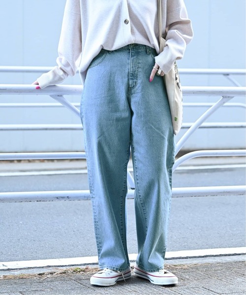 B.C STOCK（ベーセーストック）の「《追加》ミッドライズカーブ5ポケット JEAN（デニムパンツ・レディース・ブルー/ブラック/ホワイト・MEDIUM/SMALL）」の22枚目の写真