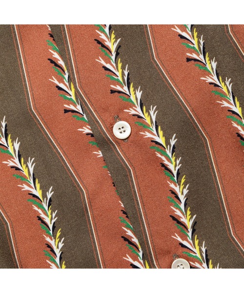 CALEE(キャリー)の「R/P ZIGZAG STRIPE SH(シャツ/ブラウス・メンズ・ネイビー/ブラウン・MEDIUM/LARGE/X-LARGE/SMALL)」の5枚目の写真