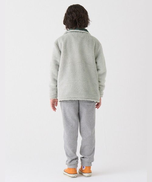 KRIFF MAYER Kid's Collection（クリフメイヤーキッズコレクション）の「【リバーシブル】ひっくりスタンドジャケット（ブルゾン・キッズ・ダークグリーン/グレイッシュベージュ/チャコール/ネイビー・160/150/140/130/120/170）」の10枚目の写真