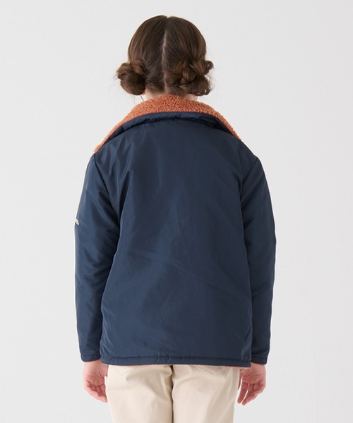 KRIFF MAYER Kid's Collection（クリフメイヤーキッズコレクション）の「【リバーシブル】ひっくりスタンドジャケット（ブルゾン・キッズ・ダークグリーン/グレイッシュベージュ/チャコール/ネイビー・160/150/140/130/120/170）」の13枚目の写真