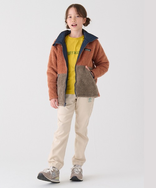 KRIFF MAYER Kid's Collection（クリフメイヤーキッズコレクション）の「【リバーシブル】ひっくりスタンドジャケット（ブルゾン・キッズ・ダークグリーン/グレイッシュベージュ/チャコール/ネイビー・160/150/140/130/120/170）」の14枚目の写真