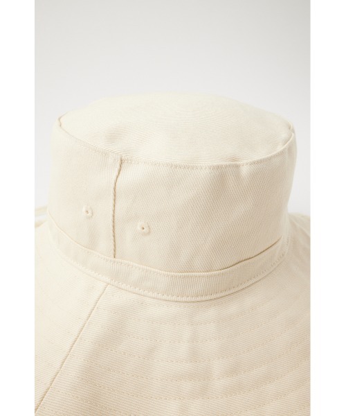 MOUSSY（マウジー）の「DENIM FRINGE SAFARI ハット（ハット・レディース・オフホワイト/ブルー・FREE）」の20枚目の写真