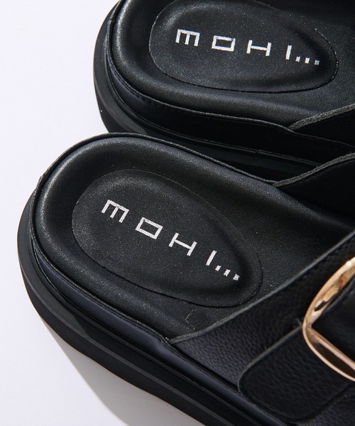 RIVE DROITE(リヴドロワ)の「MOHI(モヒ)/Wバックルサンダル(サンダル・レディース・ブラック・37/36/38)」の3枚目の写真