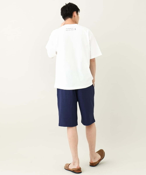 a.v.v(アーヴェヴェ)の「【ucaU×a.v.vコラボ】イラストワイドシルエットTシャツ(Tシャツ/カットソー・メンズ・チャコールグレー/ホワイト・46/48/50)」の8枚目の写真