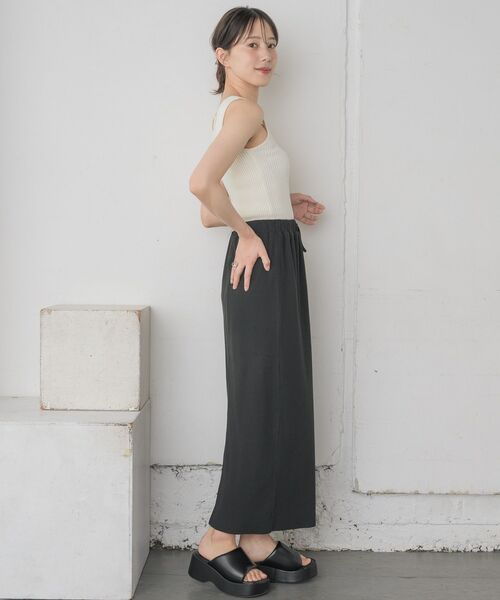 RETRO GIRL（レトロガール）の「バッククロスNTタンク（タンクトップ・レディース・オフホワイト/ブラック系その他3/ブラック/グリーン・FREE）」の8枚目の写真