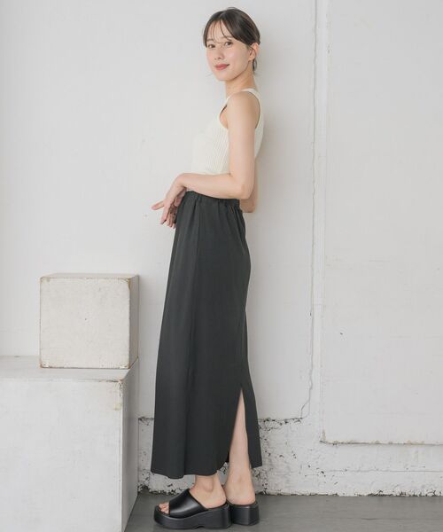 RETRO GIRL（レトロガール）の「バッククロスNTタンク（タンクトップ・レディース・オフホワイト/ブラック系その他3/ブラック/グリーン・FREE）」の9枚目の写真