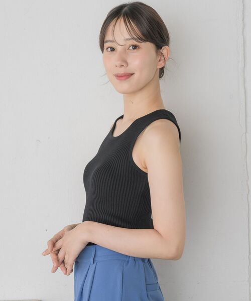 RETRO GIRL（レトロガール）の「バッククロスNTタンク（タンクトップ・レディース・オフホワイト/ブラック系その他3/ブラック/グリーン・FREE）」の21枚目の写真