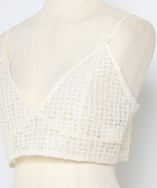 MINERTE(ミネルテ)の「【MINERTE】flip-sequin bustier / スパンコールVネックビスチェ(ベスト・レディース・アイボリー/ブラック・FREE)」の6枚目の写真
