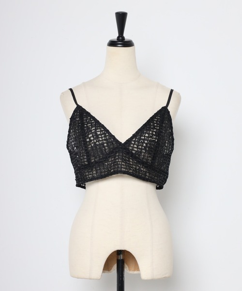 MINERTE(ミネルテ)の「【MINERTE】flip-sequin bustier / スパンコールVネックビスチェ(ベスト・レディース・アイボリー/ブラック・FREE)」の3枚目の写真
