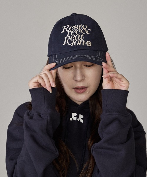 キャップ [Rest & Recreation]  RR STITCH BALL CAP ( 4 COLOR) REST & RECREATION RR Stitch Ball Cap in Black: Classic