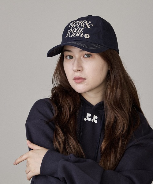 レストアンドレクリエーション キャップ Rest&Recreation 茶 完売 Rest&Recreation/レストアンドレクリエーション LOGO COTTON
