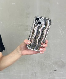 Loco Ocean（ロコオーシャン）の「なみなみ ぽこぽこ 耐衝撃 TPU素材 / スマホカバー iPhoneケース ( 12 / 13 / 14 / 15 )（スマホケース/カバー）」