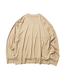 WASHABLE WOOL HEM RIBBED L/S TOP