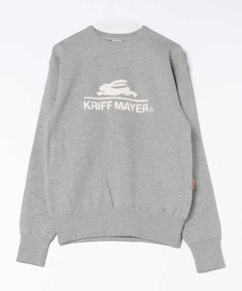 KRIFF MAYER（クリフメイヤー）の「裏起毛クルー(サガラロゴ)（スウェット・メンズ・ピンク/カラフル/チャコール/オレンジ/ネイビー/カーキ/ナチュラル/グレー・MEDIUM/LARGE/X-LARGE）」の19枚目の写真