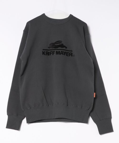 KRIFF MAYER（クリフメイヤー）の「裏起毛クルー(サガラロゴ)（スウェット・メンズ・ピンク/カラフル/チャコール/オレンジ/ネイビー/カーキ/ナチュラル/グレー・MEDIUM/LARGE/X-LARGE）」の20枚目の写真