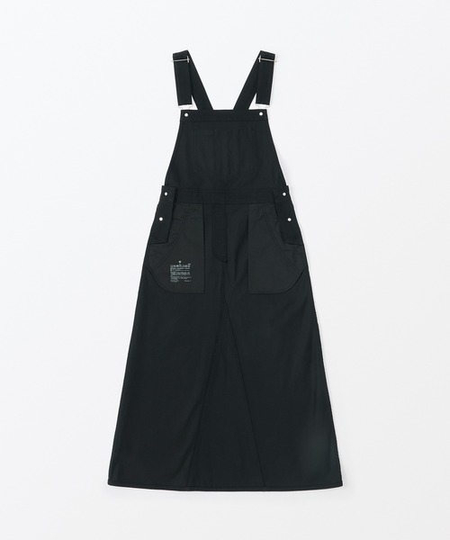 無印良品（ムジルシリョウヒン）の「婦人　ストレッチチノサロペットスカート（サロペット/オーバーオール・レディース・ブラック/ダークベージュ/カーキ系・S/M/L/XL）」の10枚目の写真