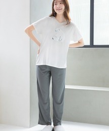 tutuanna（チュチュアンナ）の「天竺白くまワッペン半袖パジャマ（ルームウェア/パジャマ・レディース）」