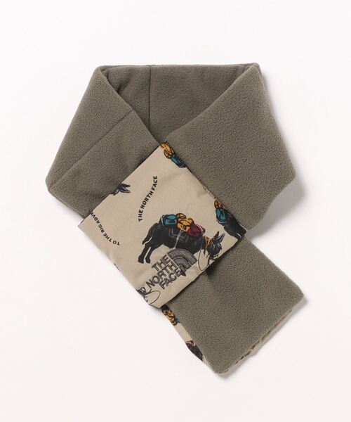 THE NORTH FACE（ザノースフェイス）の「THE NORTH FACE/ザ・ノース・フェイス/B CAMP F MUFFLER/ベビーキャップフリースマフラー/ＡＣＣ/アクセサリー/NNB72411/B CAMP F MUFFLER（マフラー・キッズ・ターコイズブルー/チョコ/モスグリーン・FREE）」の2枚目の写真