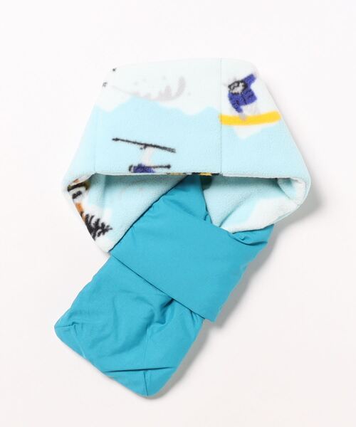 THE NORTH FACE（ザノースフェイス）の「THE NORTH FACE/ザ・ノース・フェイス/B CAMP F MUFFLER/ベビーキャップフリースマフラー/ＡＣＣ/アクセサリー/NNB72411/B CAMP F MUFFLER（マフラー・キッズ・ターコイズブルー/チョコ/モスグリーン・FREE）」の4枚目の写真