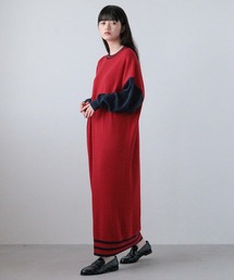★新品 yuw ユウ レッド 長袖 ニット・セーター FREE SIZE yuw（ユウ）のファッション通販 - ZOZOTOWN（カラー：レッド