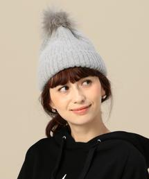 BEAUTY&YOUTH UNITED ARROWS | BY ファーポンポンニットキャップ(ニットキャップ/ビーニー)