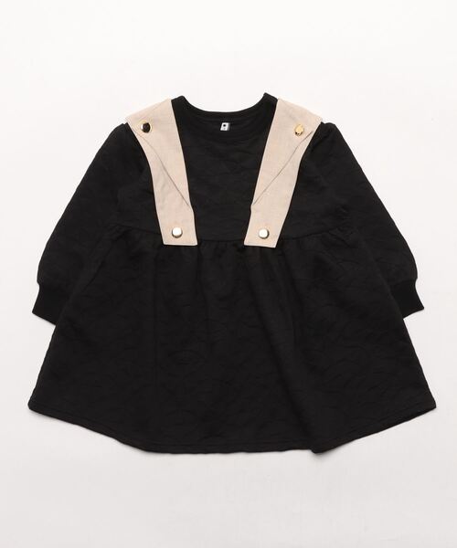 【セール】サンカクふくれジャガードトレンチベストワンピース（ワンピース）｜maarook（マルーク）