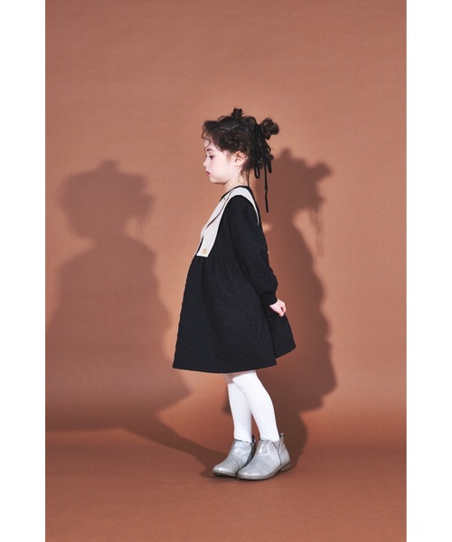 【セール】サンカクふくれジャガードトレンチベストワンピース（ワンピース）｜maarook（マルーク）