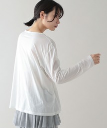 studio CLIP | 《natural by clip》シアーカットロングスリーブプルオーバー(Tシャツ/カットソー)