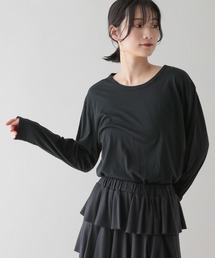 studio CLIP | 《natural by clip》シアーカットロングスリーブプルオーバー(Tシャツ/カットソー)