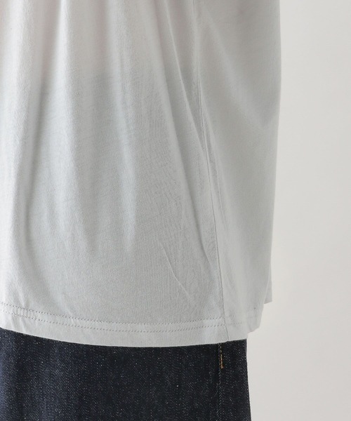 studio CLIP（スタディオクリップ）の「《natural by clip》シアーカットロングスリーブプルオーバー（Tシャツ/カットソー・レディース・ライトブルー/ブラック/ライトグレー/オフホワイト・FREE）」の22枚目の写真