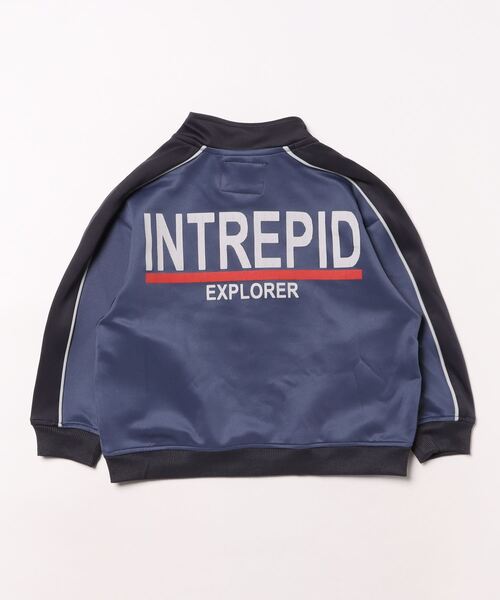 BIG FIELD（ビッグフィールド）の「ジャージトラックジャケット（ジャージ・キッズ・ブルー/パープル/グレー・140/130/150/120/110/100/90）」の16枚目の写真