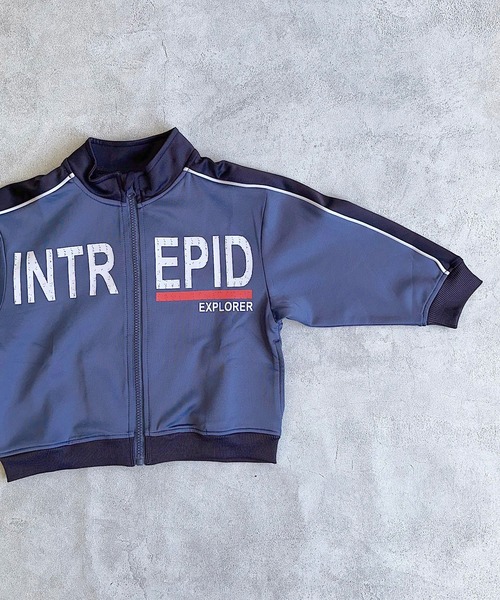 BIG FIELD（ビッグフィールド）の「ジャージトラックジャケット（ジャージ・キッズ・ブルー/パープル/グレー・140/130/150/120/110/100/90）」の10枚目の写真