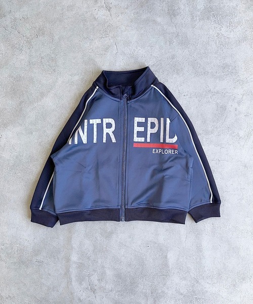 BIG FIELD（ビッグフィールド）の「ジャージトラックジャケット（ジャージ・キッズ・ブルー/パープル/グレー・140/130/150/120/110/100/90）」の8枚目の写真