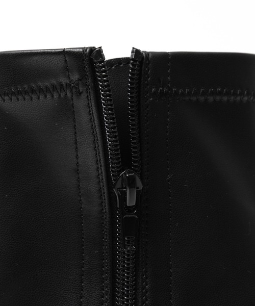 WEGO（ウィゴー）の「WEGO/厚底ウェッジソールショートブーツ（ブーツ・レディース・ブラック・MEDIUM/LARGE）」の3枚目の写真