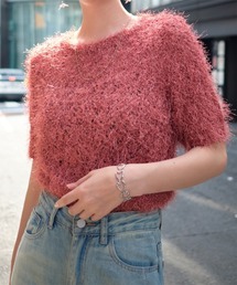 Rejoule | フェザーヤーンニットトップス(Tシャツ/カットソー)