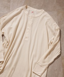 ＪＵＧＬＡＮＳ | 【Hanes/ヘインズ】HW4-A502 HENLYNECK/ヘンリーネック/ロングスリーブ/ワッフル/フリーサイズ/レディース(Tシャツ/カットソー)
