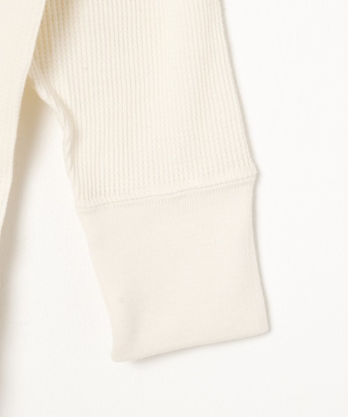 ＪＵＧＬＡＮＳ（ユグランス）の「【Hanes/ヘインズ】HW4-A502 HENLYNECK/ヘンリーネック/ロングスリーブ/ワッフル/フリーサイズ/レディース（Tシャツ/カットソー・レディース・オフホワイト/グレー/ブラック/ネイビー・FREE）」の17枚目の写真