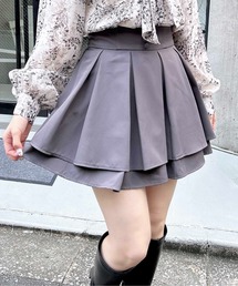INGNI（イング）の「タックフレアミニスカパン（スカート）」