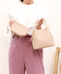 cache cache | カシュカシュ cachecache / シボ合皮ミニバゲットバッグ(ショルダーバッグ)