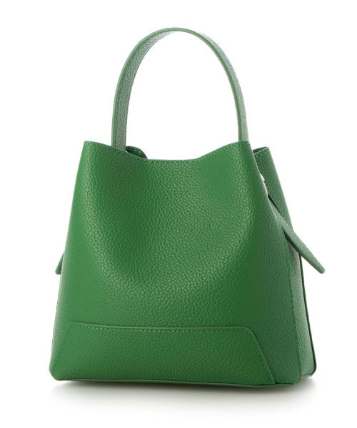 cache cache（カシュ カシュ）の「カシュカシュ cachecache / シボ合皮ミニバゲットバッグ（ショルダーバッグ・レディース・ブラック/シルバー/グリーン/ベージュ系その他・FREE）」の16枚目の写真