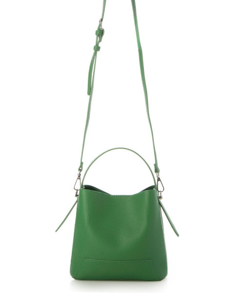 cache cache（カシュ カシュ）の「カシュカシュ cachecache / シボ合皮ミニバゲットバッグ（ショルダーバッグ・レディース・ブラック/シルバー/グリーン/ベージュ系その他・FREE）」の22枚目の写真