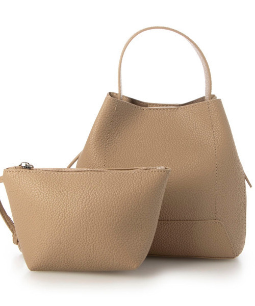 cache cache（カシュ カシュ）の「カシュカシュ cachecache / シボ合皮ミニバゲットバッグ（ショルダーバッグ・レディース・ブラック/シルバー/グリーン/ベージュ系その他・FREE）」の13枚目の写真