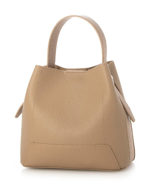 cache cache（カシュ カシュ）の「カシュカシュ cachecache / シボ合皮ミニバゲットバッグ（ショルダーバッグ・レディース・ブラック/シルバー/グリーン/ベージュ系その他・FREE）」の5枚目の写真