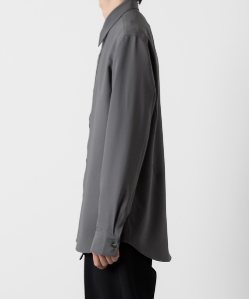 ATTACHMENT（アタッチメント）の「PE コンパクトツイル レギュラーカラードレスシャツ / PE COMPACT TWILL REGULAR COLLAR DRESS SHIRT（シャツ/ブラウス・メンズ・ブラック/ホワイト/グレー・1/2/3/4）」の7枚目の写真