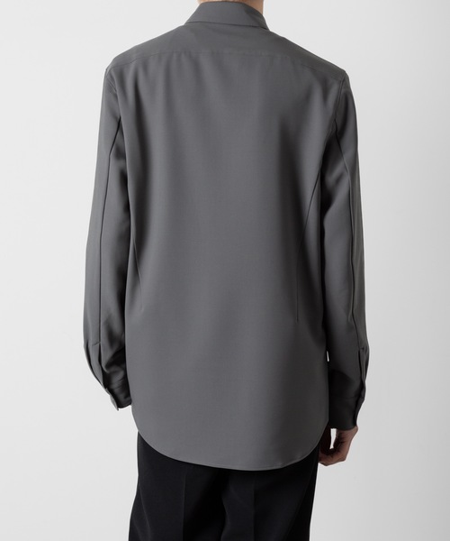 ATTACHMENT（アタッチメント）の「PE コンパクトツイル レギュラーカラードレスシャツ / PE COMPACT TWILL REGULAR COLLAR DRESS SHIRT（シャツ/ブラウス・メンズ・ブラック/ホワイト/グレー・1/2/3/4）」の8枚目の写真