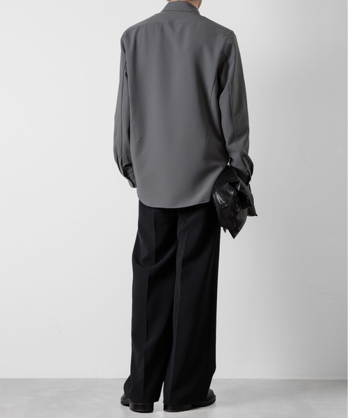 ATTACHMENT（アタッチメント）の「PE コンパクトツイル レギュラーカラードレスシャツ / PE COMPACT TWILL REGULAR COLLAR DRESS SHIRT（シャツ/ブラウス・メンズ・ブラック/ホワイト/グレー・1/2/3/4）」の15枚目の写真