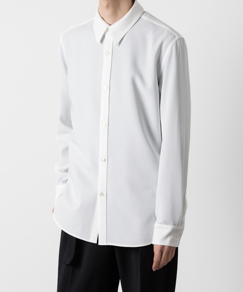 ATTACHMENT（アタッチメント）の「PE コンパクトツイル レギュラーカラードレスシャツ / PE COMPACT TWILL REGULAR COLLAR DRESS SHIRT（シャツ/ブラウス・メンズ・ブラック/ホワイト/グレー・1/2/3/4）」の17枚目の写真