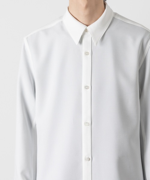 ATTACHMENT（アタッチメント）の「PE コンパクトツイル レギュラーカラードレスシャツ / PE COMPACT TWILL REGULAR COLLAR DRESS SHIRT（シャツ/ブラウス・メンズ・ブラック/ホワイト/グレー・1/2/3/4）」の20枚目の写真